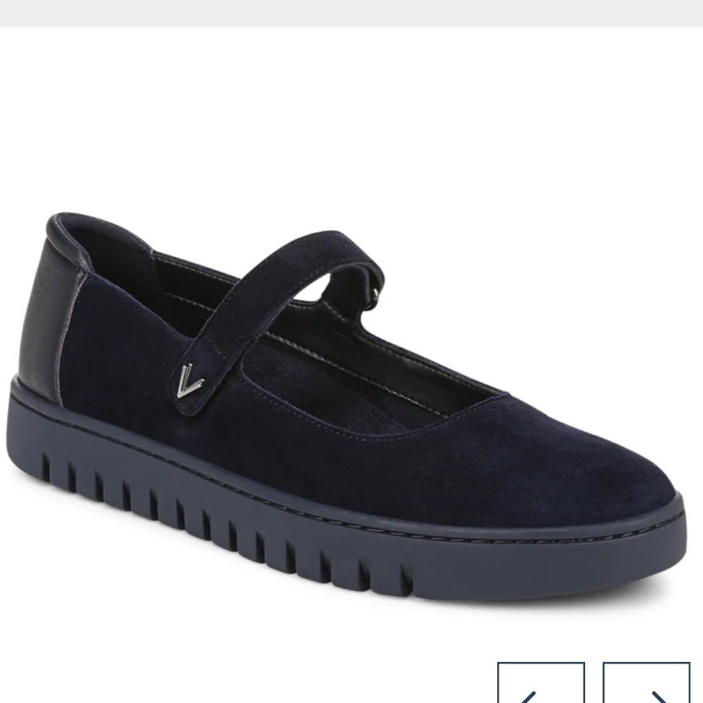 Vionic Uptown Mary Jane - Navy Blazer Suede